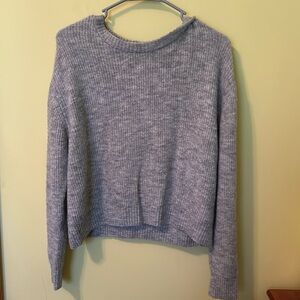 Grey soft knit sweater